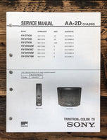 Sony KV-27V26 -29V22M -29V76M TV  Service Manual *Original*