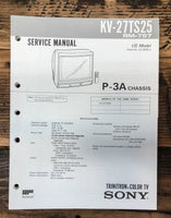 Sony KV-27TS25 TV  Service Manual *Original*