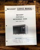 Sharp R-7500 R-7510 Microwave  Service Manual *Original*