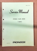 Pioneer T-8800 Tape Deck  Service Manual *Original*