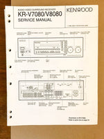 Kenwood KR-V7080 KR-V8080 Receiver  Service Manual *Original*