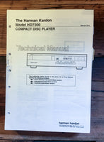 HK Harman Kardon HD7300 HD-7300 CD Player Service Manual *Original*