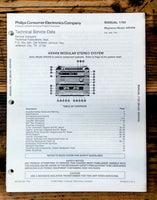 Magnavox AS9408 Stereo  Service Manual Orig