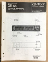 Kenwood GE-55 Equalizer  Service Manual *Original*
