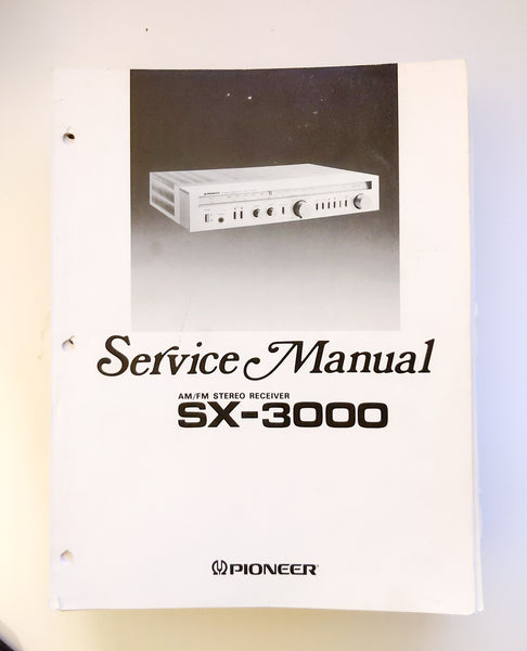 Pioneer SX-3000 Receiver Service Manual *Original*