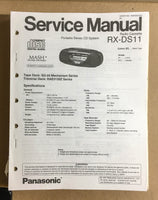 Kenwood RX-DS11 Portable Radio Stereo  Service Manual *Original*