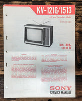 Sony KV-1216 KV-1513 TV  Service Manual *Original*