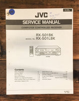 JVC RX-501 BK LBK Receiver Service Manual *Original*