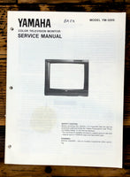 Yamaha YM-320S Color TV Service Manual *Original*