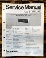 Panasonic CQ-S756EU EC Car Stereo  Service Manual *Original*