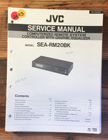JVC SEA-RM20 SEA-RM20BK Equalizer Service Manual *Original*
