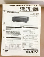 Sony STR-D711 STR-D911 Receiver  Service Manual *Original*