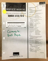 Sansui A-5 A-7 A-9 Amplifier  Service Manual *Original*