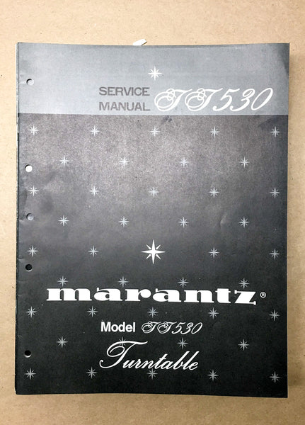Marantz TT530 TT-530 Turntable Service Manual *Original*