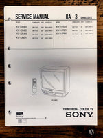 Sony KV-13M20 KV-13M31 KV-14R20 -14RD1 -14PM1 TV  Service Manual *Original*