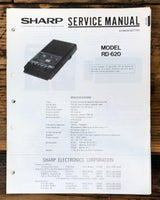 Sharp RD-620 Cassette Service Manual *Original*