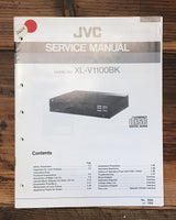 JVC XL-V1100 BK CD Player  Service Manual *Original*