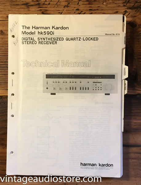Harman Kardon HK590i HK 590i   Service Manual *Original*