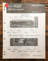 Kenwood KA-V106R Amplifier  Service Manual *Original*