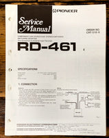 Pioneer RD-461 Adapter Service Manual *Original*