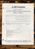 Mitsubishi M-R6030 Receiver Service Manual *Original*