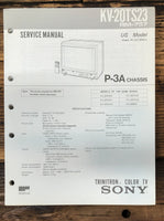 Sony KV-20TS23 TV  Service Manual *Original*