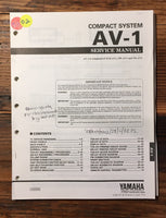 Yamaha AV-1 Stereo  Service Manual *Original*