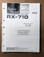 Pioneer RX-710 Receiver Service Manual *Original*