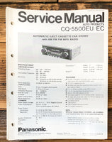 Panasonic CQ-5500EU EC Car Stereo  Service Manual *Original*