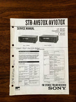 Sony STR-AV970X STR-AV1070X Receiver Service Manual *Original* #1