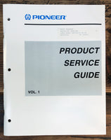 Pioneer Product Service Guide Vol. 1   Service Manual *Original* #1
