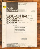 Pioneer SX-311R SX-301 SX-251R SX-201 Receiver  Service Manual *Original*