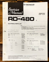 Pioneer RD-580 Adapter Service Manual *Original*