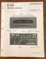 Kenwood B-A9 AMPLIFIER Service Manual *Original*