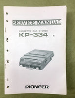 Pioneer KP-334 Car Stereo Service Manual *Original*