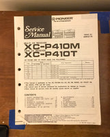Pioneer XC-P410M XC-P410T Receiver Service Manual *Original*