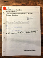 Harman Kardon HK580i hk 580i  Service Manual *Original*