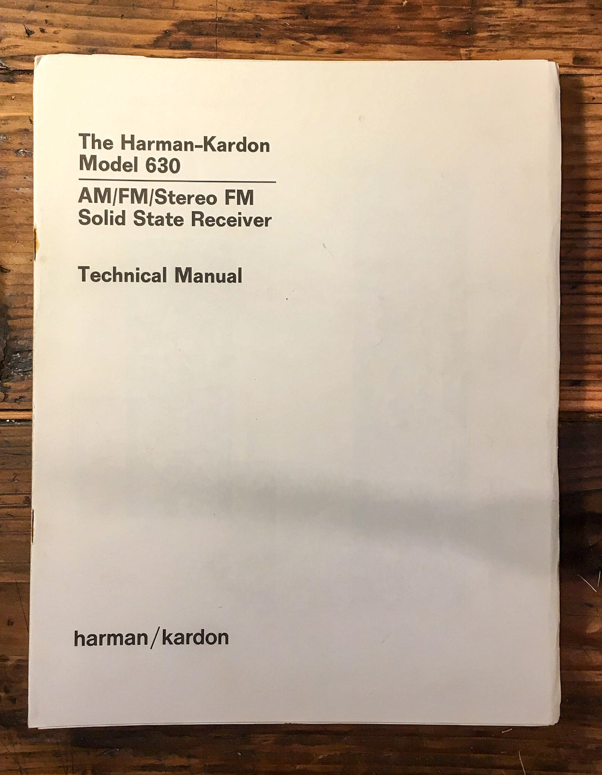 Harman Kardon HK Model 630  Service Manual *Original*
