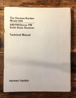 Harman Kardon HK Model 630  Service Manual *Original*