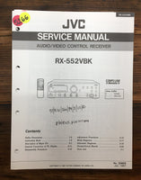 JVC RX-552 VBK Receiver  Additional Service Manual *Original*