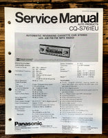 Panasonic CQ-S761EU  Car Stereo  Service Manual *Original*