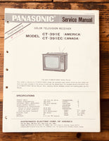Panasonic CT-391E -391EC TV Supp Service Manual *Original*