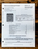 Magnavox / Sylvania AS9500 TS5900 Stereo  Sup. Service Manual *Orig