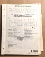 Yamaha R-700 R-700M Receiver  Service Manual *Original*
