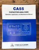 Sencore  CA55 CA-55 Capacitor Analyzer  Owner & Service Manual *Original*
