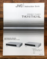 JVC T-K11 K11L Tuner  Owners / User Manual *Original*