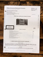 Philips FW2014 3701 FW20143701 Stereo  Service Manual *Original*