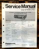 Panasonic CQ-S780EU EC Car Stereo  Service Manual *Original*