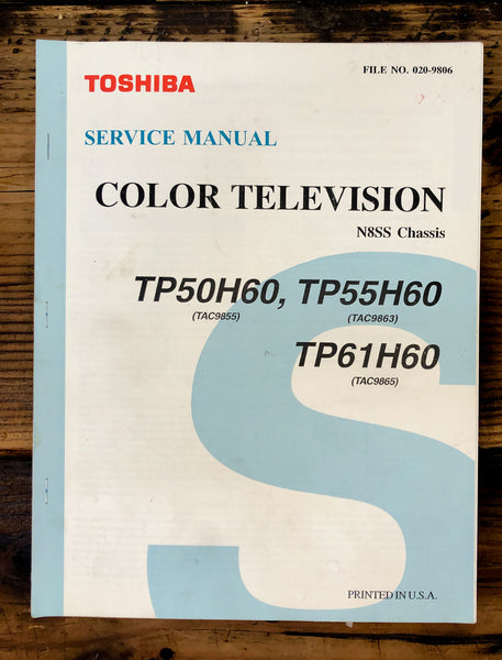 Toshiba TP50H60 TP55H60 TP61H60 TV  Service Manual *Original*