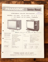 Panasonic CT-392 -392C -394 TV  Service Manual *Original*